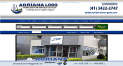 Desktop Screenshot of adrianaloboimoveis.com.br