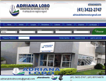 Tablet Screenshot of adrianaloboimoveis.com.br